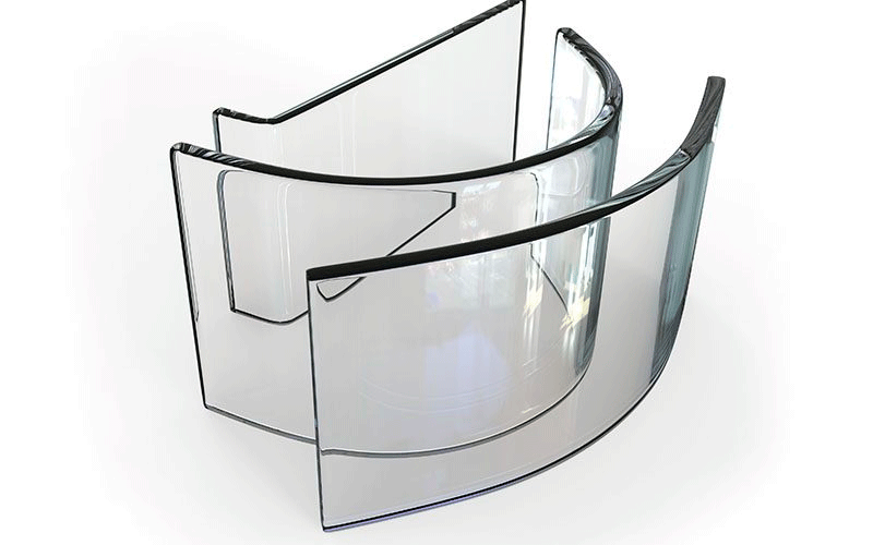Моллированное стекло
